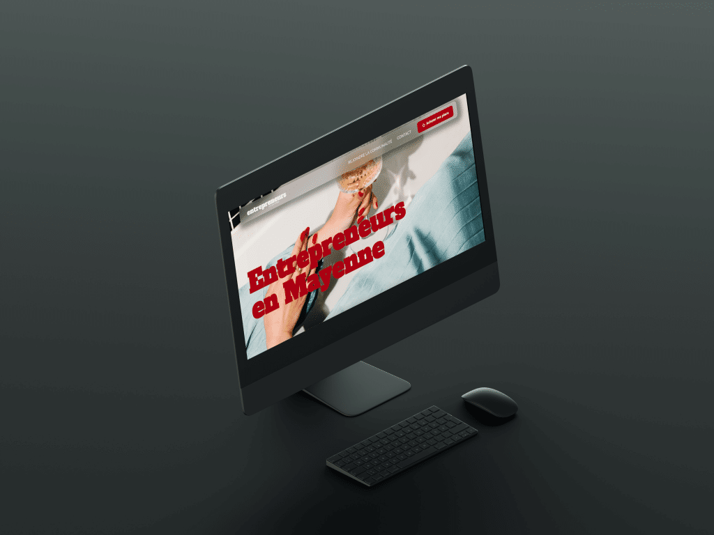 Entrepreneurs en Mayenne – Site vitrine